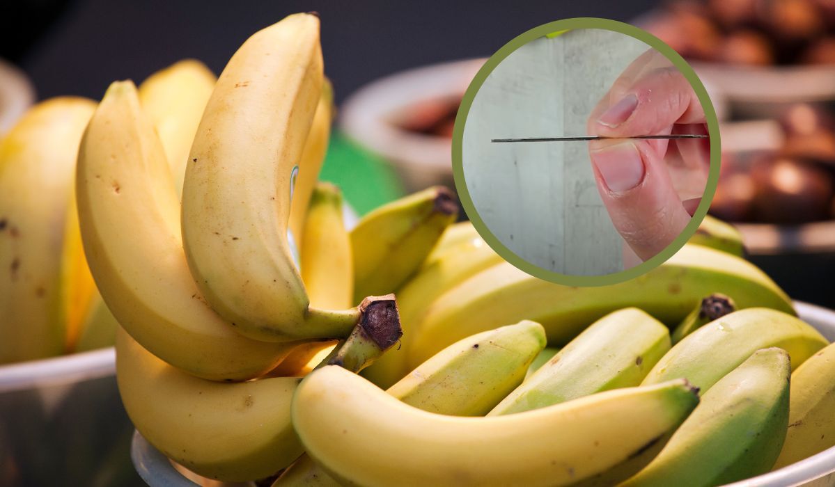 Genialny trik z igłą. Wbij ją w skórkę banana, a będziesz zachwycony efektami