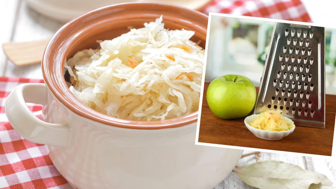 Surówka z kiszonej kapusty