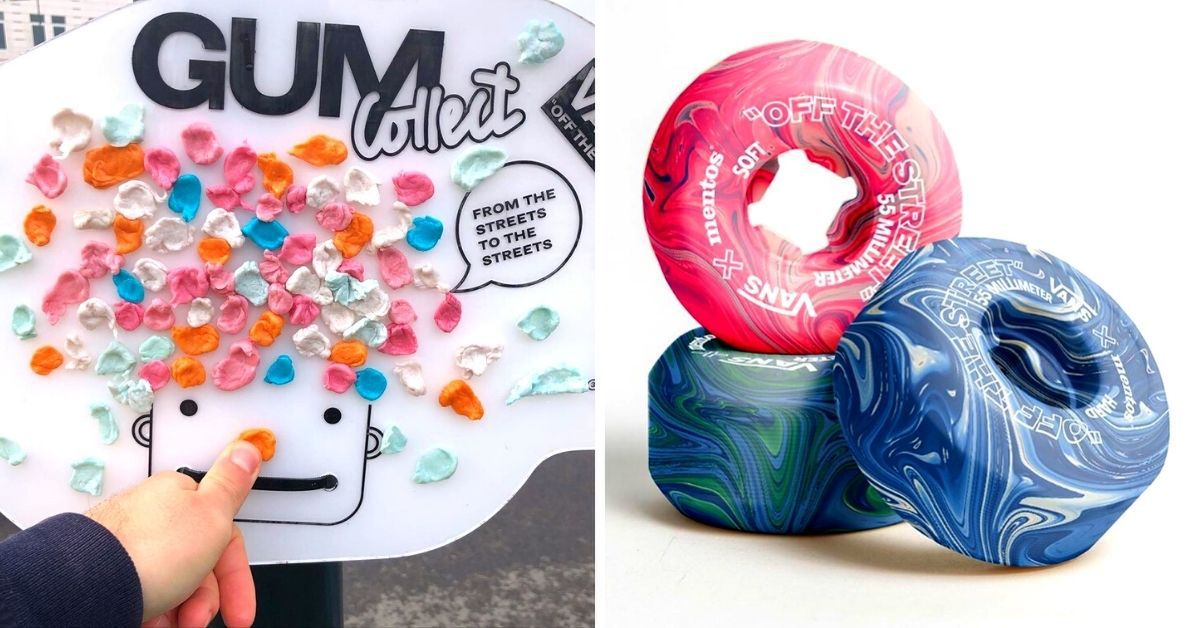France Is Successfully Removing the Chewing Gum Littering the Sidewalks. It Is Used to Make... Skateboard Wheels!