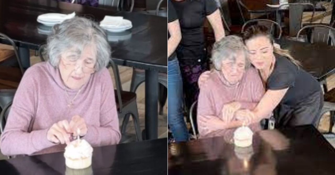 Jej mąż umarł, a ona przyszła do ulubionego lokalu świętować jego urodziny. Kelnerka nie mogła bezczynnie patrzeć