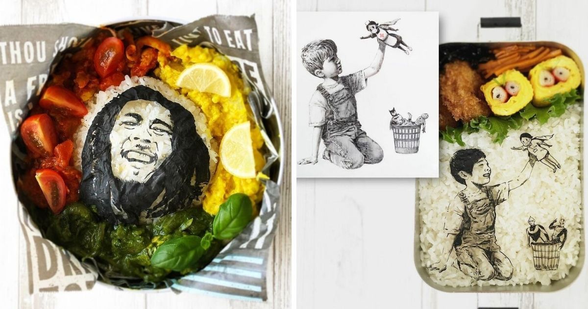 22 Amazing Lunchboxes Created by an Artist for Her Husband. True Works of Art!