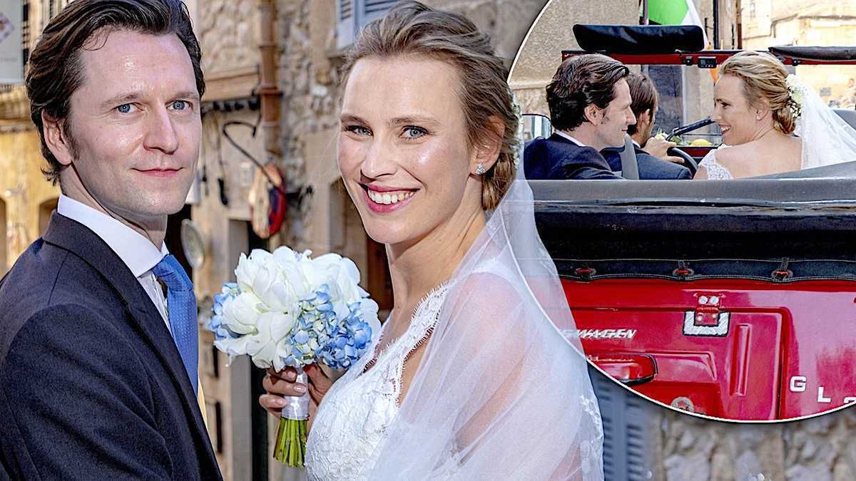 To był ślub jak z bajki! Książę Joachim poślubił piękną Angelinę na hiszpańskiej Majorce! Zdjęcia trafiły do sieci!