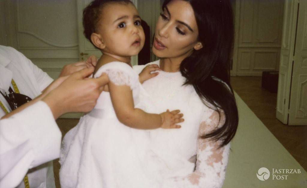 Kim Kardashian i North West trzy lata temu
