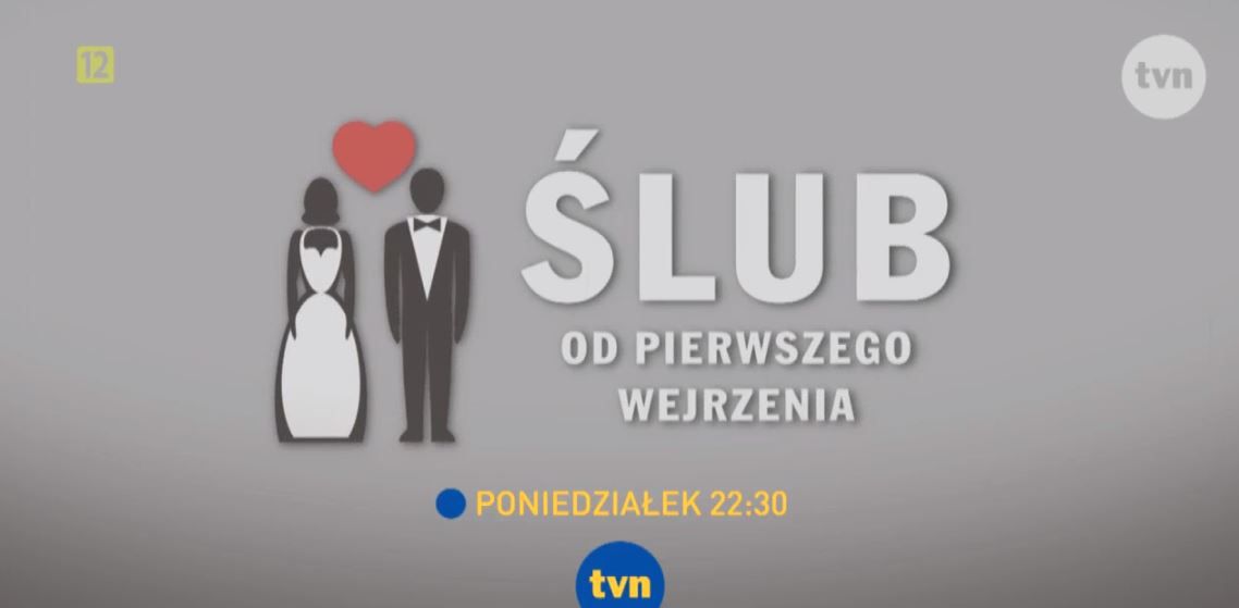 Kadr ze zwiastuna programu "Ślub od pierwszego wejrzenia"