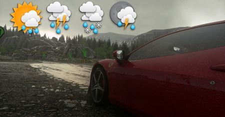 Przygotujcie parasole i kaptury - sprawdzamy aktualizację pogodową w DriveClub