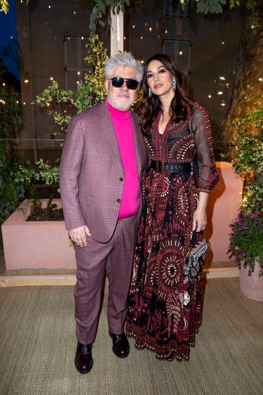 Monica Bellucci i Pedro Almodovar - kolacja u Diora i Vogue'a