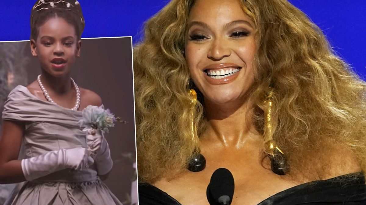 Grammy 2021. Beyonce na gali odebrała nagrodę dla Blue Ivy. Wyglądała zjawiskowo, tylko co się stało z jej twarzą?