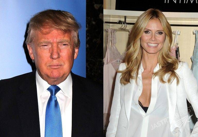 Donald Trump, Heidi Klum