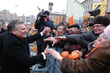"Juszczenko ma szanse, by wykorzystać entuzjazm Ukraińców"