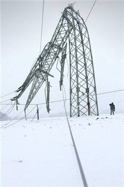 Zima odcięła od prądu 50 tys. Niemców