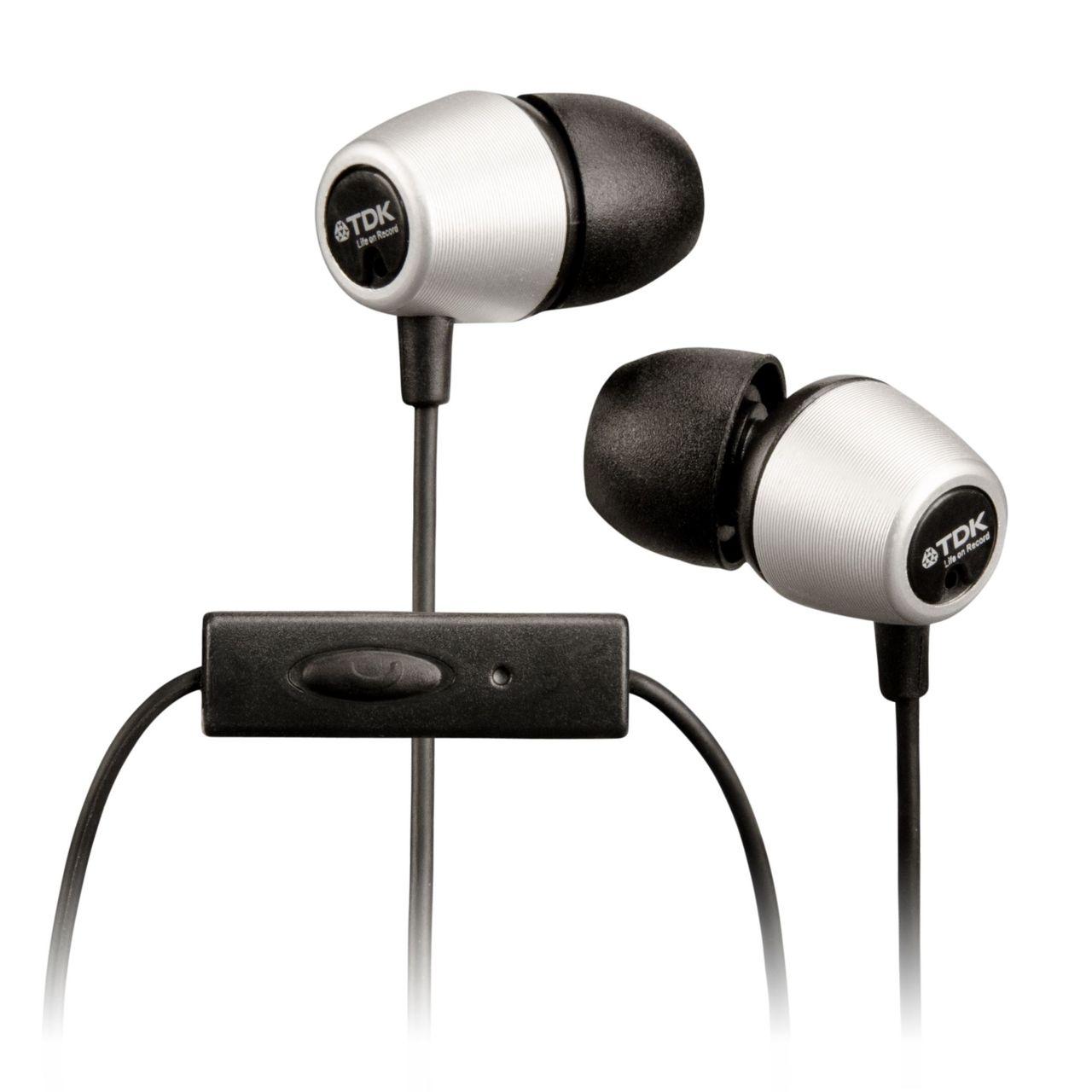 TDK - aluminiowe słuchawki z regulacją