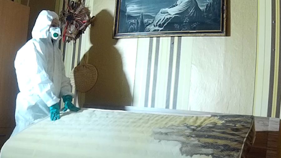 Justyna Paliwoda z firmy Sprzątanie Po Zmarłym "na zleceniu".