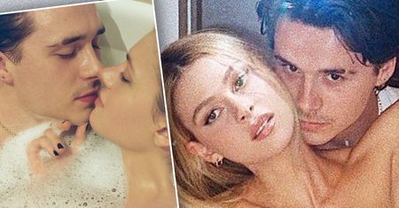 Brooklyn Beckham z ukochaną uczcili pierwszą rocznicę związku gorącą sesją w wannie. Namiętność aż paruje