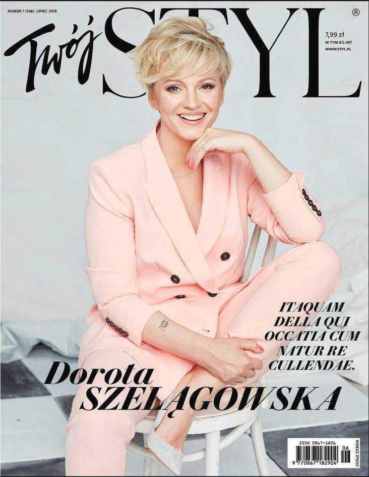 Dorota Szelągowska  wrzuciła na swój profil zdjęcia z okładki, przed obróbką graficzną.