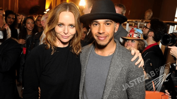 Lewis Hamilton i Stella McCartney podczas tygodnia mody w Paryżu (fot. Instagram)