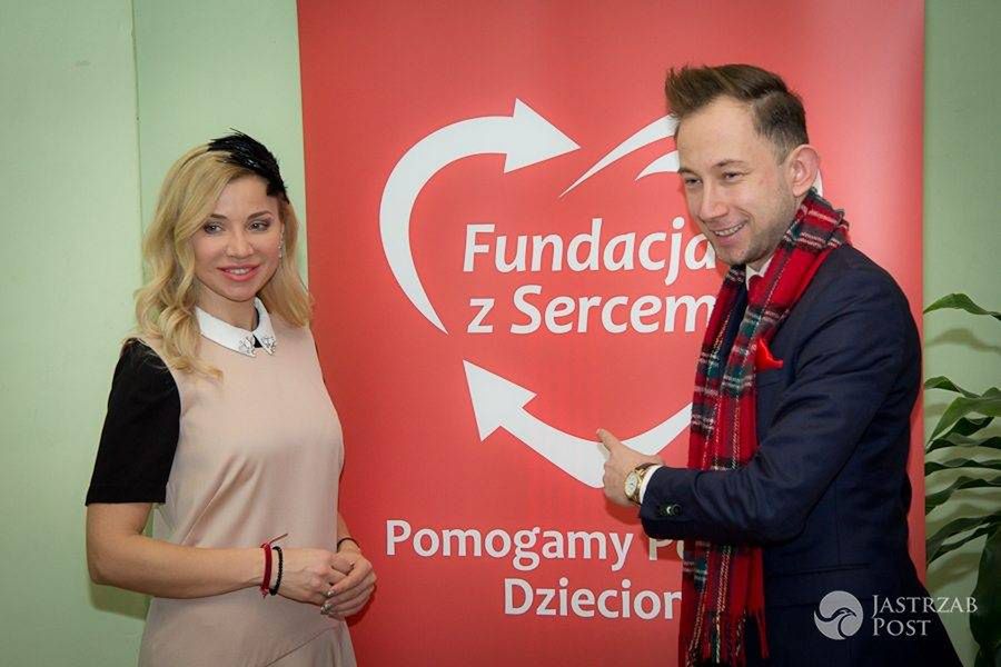Lidia Kopania, Jarosław Milner- Wigilia Fundacji z Sercem/ mat. prasowe