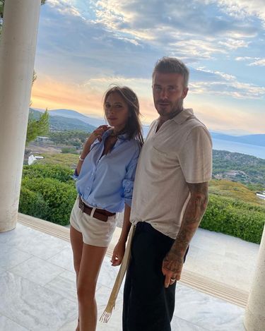 Victoria i David Beckhamowie na wakacjach
