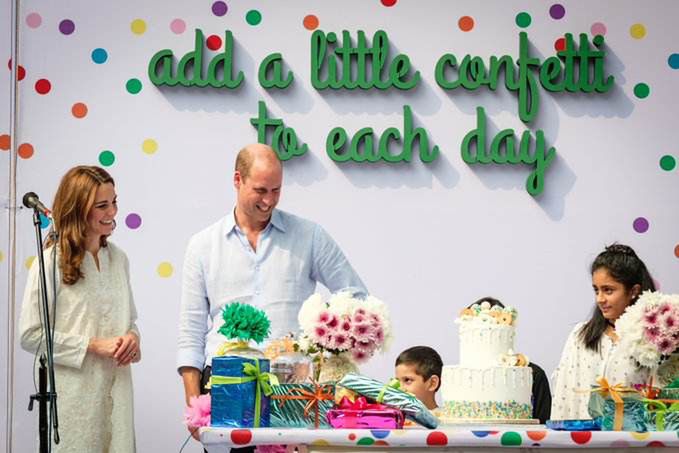 Księżna Kate i William w Lahaur podczas urodzin dziecka
