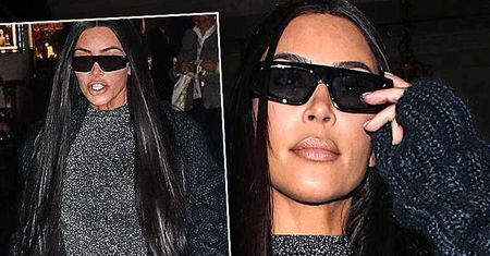 Kim Kardashian wybrała się na party w samych rajstopach i seksownym body! To był raj dla paparazzi!