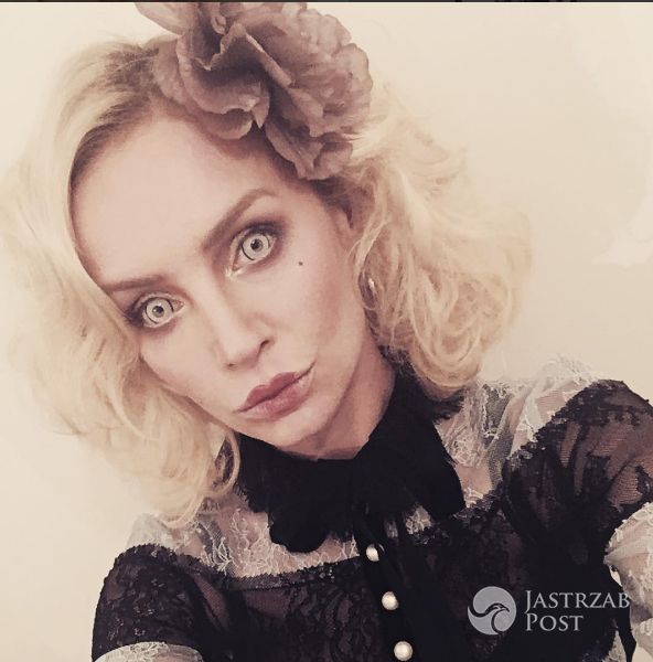 Agnieszka Szulim w przebraniu na Halloween