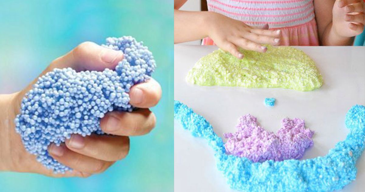 Easy Recipe for PlayFoam! You can do it with kids at home