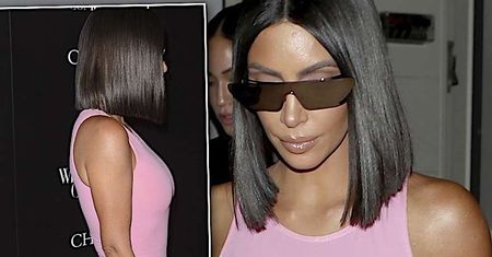 Wpadka najgorsza z możliwych. Przez zbyt obcisłą lateksową mini wydało się jak oszukuje Kim Kardashian!