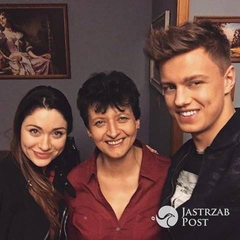 Rafał Jonkisz z mamą i z Waleriją Żurawlewą