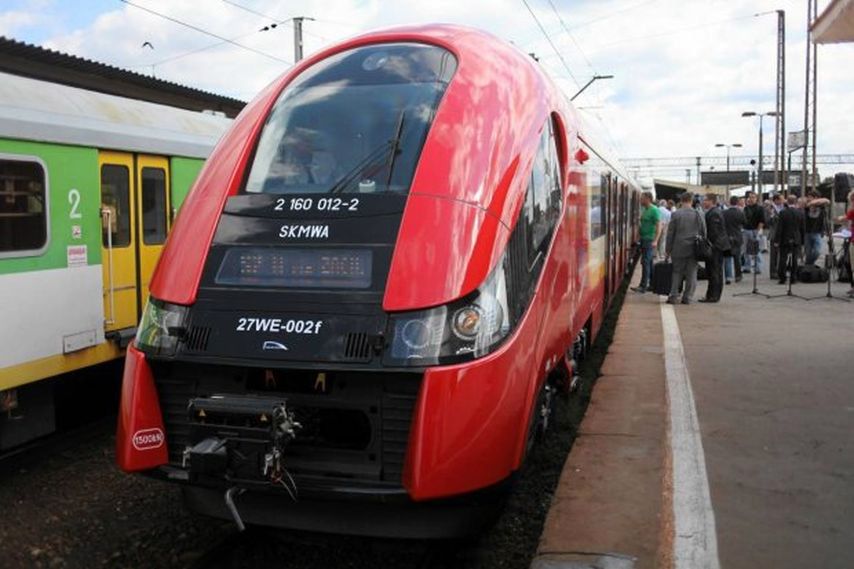 Utrudnienia na torze podmiejskiej linii średnicowej. Zmiana trasy SKM