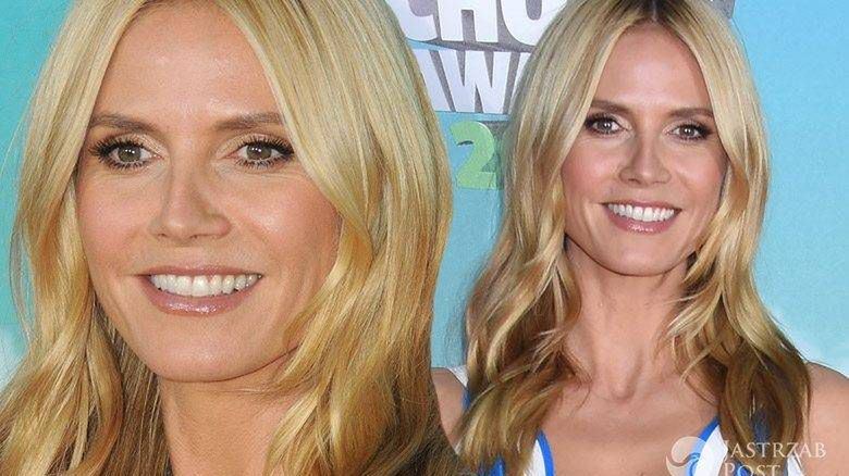 Kreacja: Versace. Heidi Klum na gali Nickelodeon 2016 Kids Choice Awards (fot. ONS)