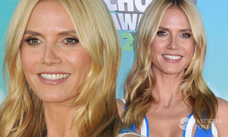 Kreacja: Versace. Heidi Klum na gali Nickelodeon 2016 Kids Choice Awards (fot. ONS)