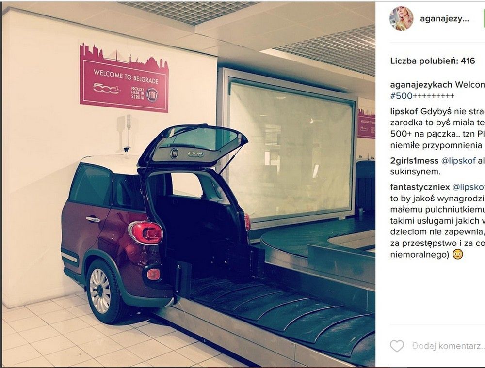 Agnieszka Woźniak-Starak na Instagramie