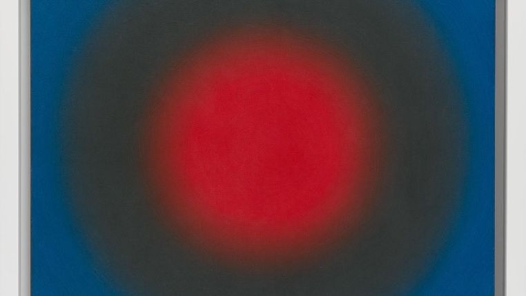 "M44" Wojciecha Fangora to obraz z 1969 roku, wykonany techniką oleju na płótnie. Ma wymiary 92x92 cm.