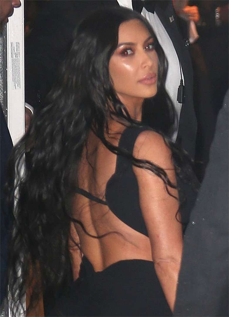 Stylizacja Kim Kardashian na gali amfAR 2019