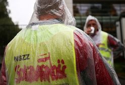 Drugi dzień protestów związkowców w Warszawie