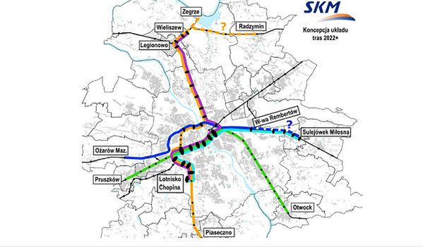 SKM pojedzie dalej! W Warszawie powstanie sześć nowych stacji