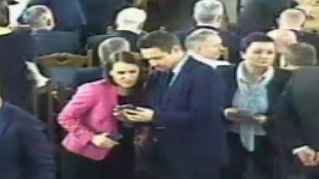 Sejm ujawnił nagranie z Sali Kolumnowej