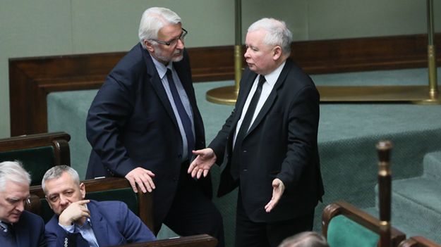 Jarosław Kaczyński w sejmie
