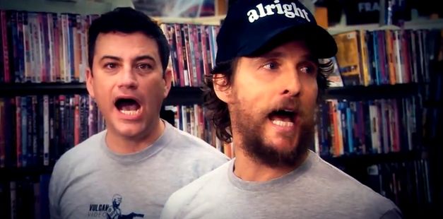 Jimmy Kimmel i Matthew McConaughey reklamują wypożyczalnię wideo!