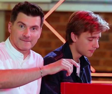 Tomasz Kammel zaliczył wpadkę w "The Voice of Poland". Z pomocą przyszedł młodszy kolega