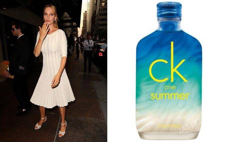 Uma Thurman lubi perfumy CK One Summer  (fot. ONS, mat. pras.)