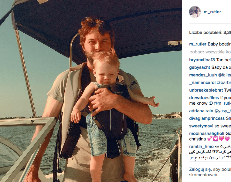 Matt Rutler na Instagramie często dodaje zdjęcia z córką