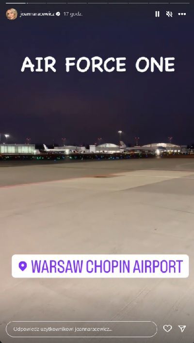 Joanna Racewicz - Air Force One na Lotnisku Chopina