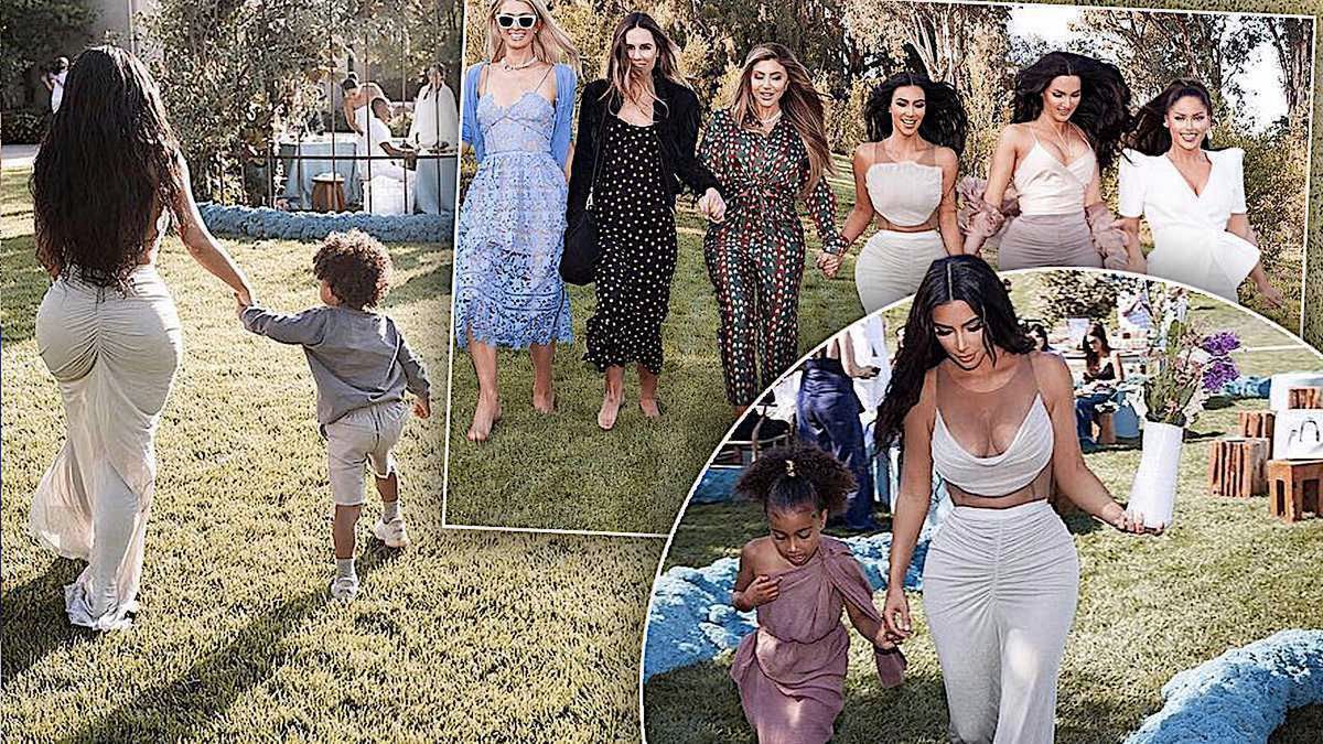 Kim Kardashian wyprawiła luksusowe baby shower za 1,5 mln złotych! Były gwiazdy i spektakularne dekoracje!