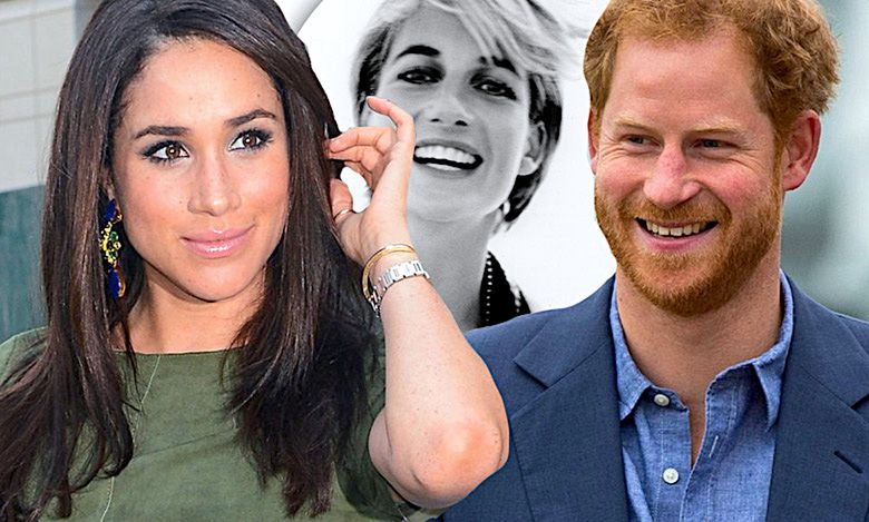 Meghan Markle, książę Harry i księżna Diana