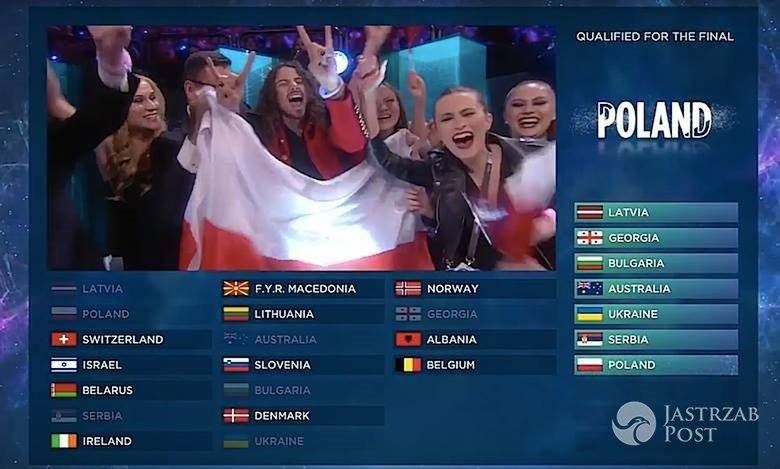 Polska w finale Eurowizji 2016! Wyniki drugiego półfinału. Jakie kraje awansowały do finału? [ZDJĘCIA + WIDEO]