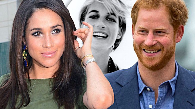 Meghan Markle, książę Harry i księżna Diana