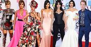Kolorowe gwiazdy na American Music Awards 2018: Jennifer Lopez, Taylor Swift, Vanessa Hudgens, Cardi B