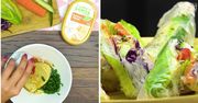 Spring rolls z hummusem