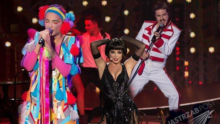 Freddie Mercury, metamorfozy w TTBZ 4, Monika Dryl, Monika Dryl jako Freddie Mercury, Twoja Twarz Brzmi Znajomo, Twoja twarz brzmi znajomo 4, Twoja twarz brzmi znajomo 4 odcinek 2 metamorfozy