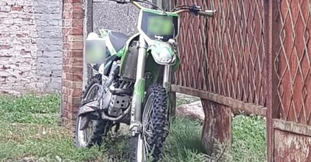 Policyjny pościg za motocyklistą